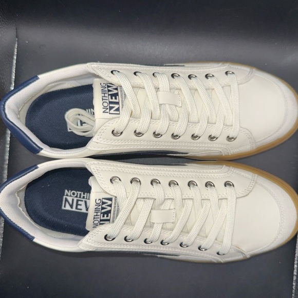 Size 7.5 - Nothing New Saga One Sneakers Blue/White Wmns, Gently Worn, Great - Picture 6 of 10